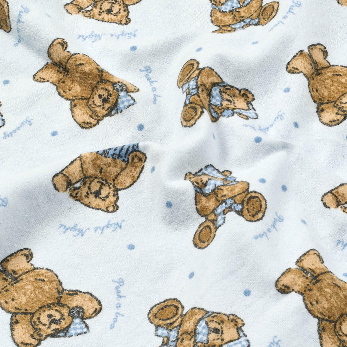 Lady Avenue pyjamas, multi - 85-2087 - 1074 - Blue Teddy