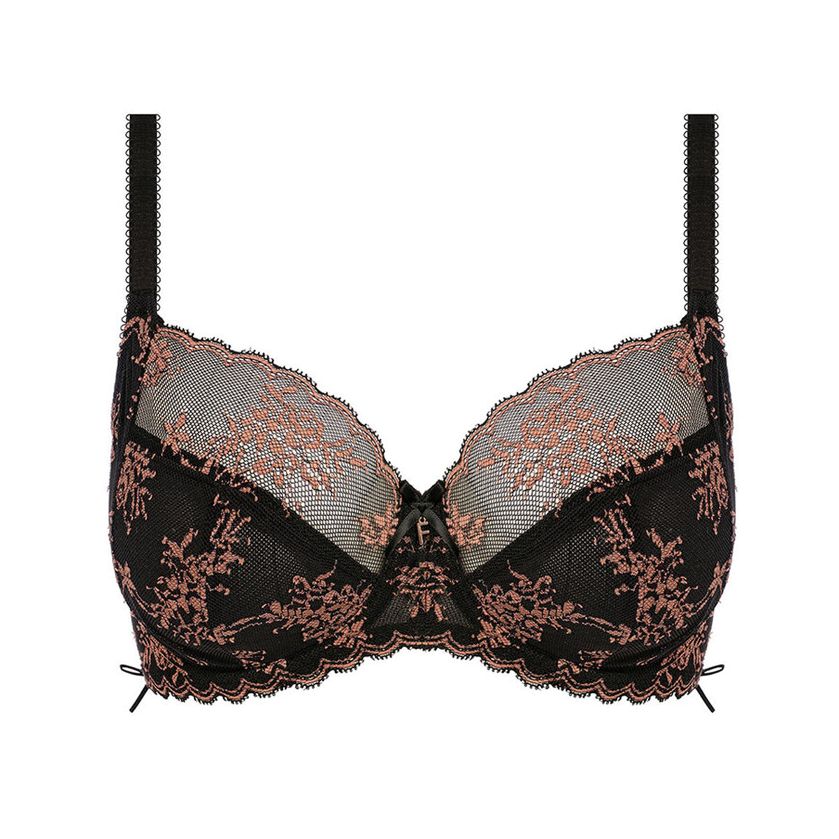 Freya Offbeat Decadence BH med bøjle, sort - AA402501 - BLK - Black