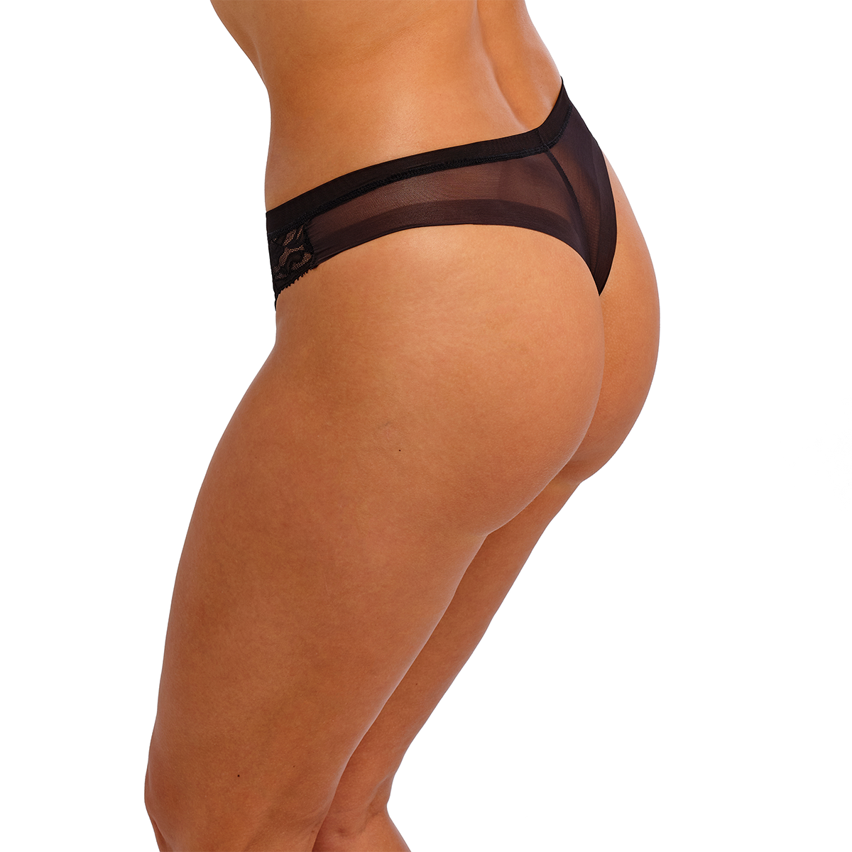 Wacoal Abellia tanga trusse, sort - WE601770 - BLK - Black
