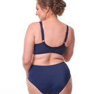 Plaisir Beate Plain Elegance BH med bøjle, blå - 619432 - 17 - Dark Blue