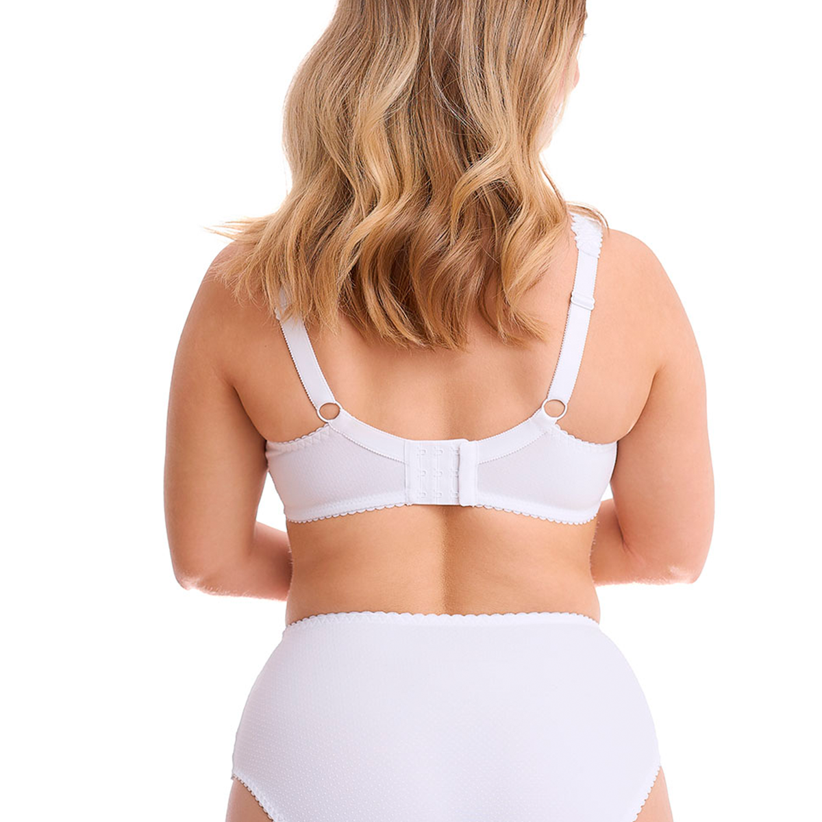 Plaisir Beate Plain BH med bøjle, hvid - 619431 - 2 - White