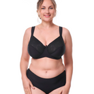 Plaisir Lisa BH med bøjle, sort - 1125 - Black - Black
