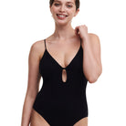 Chantelle Pulp badedragt uden bøjle, sort - C12VUA - 011 - Black