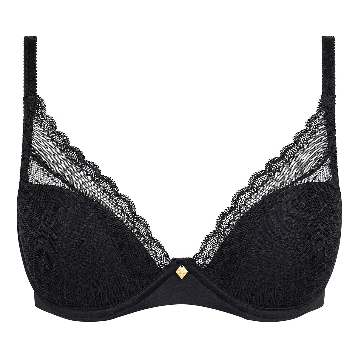 Chantelle EasyFeel Norah Chic plunge BH, sort - C16MNA - 011 - Black