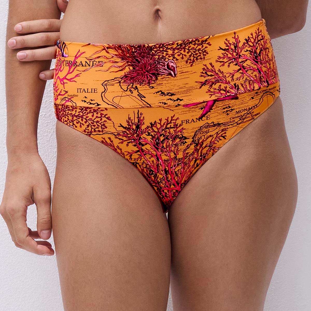 Chantelle Icon maxi bikinitrusse, orange - C16VC5 - C79 - Light Mediterranean