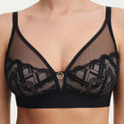 Chantelle Graphic BH uden bøjle, sort - C21S20 - 011 - Black