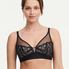 Chantelle Graphic BH uden bøjle, sort - C21S20 - 011 - Black