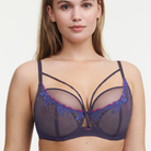 Chantelle Spice BH med bøjle, blå - C22BMU - 0JT - Midnight Blue Multico