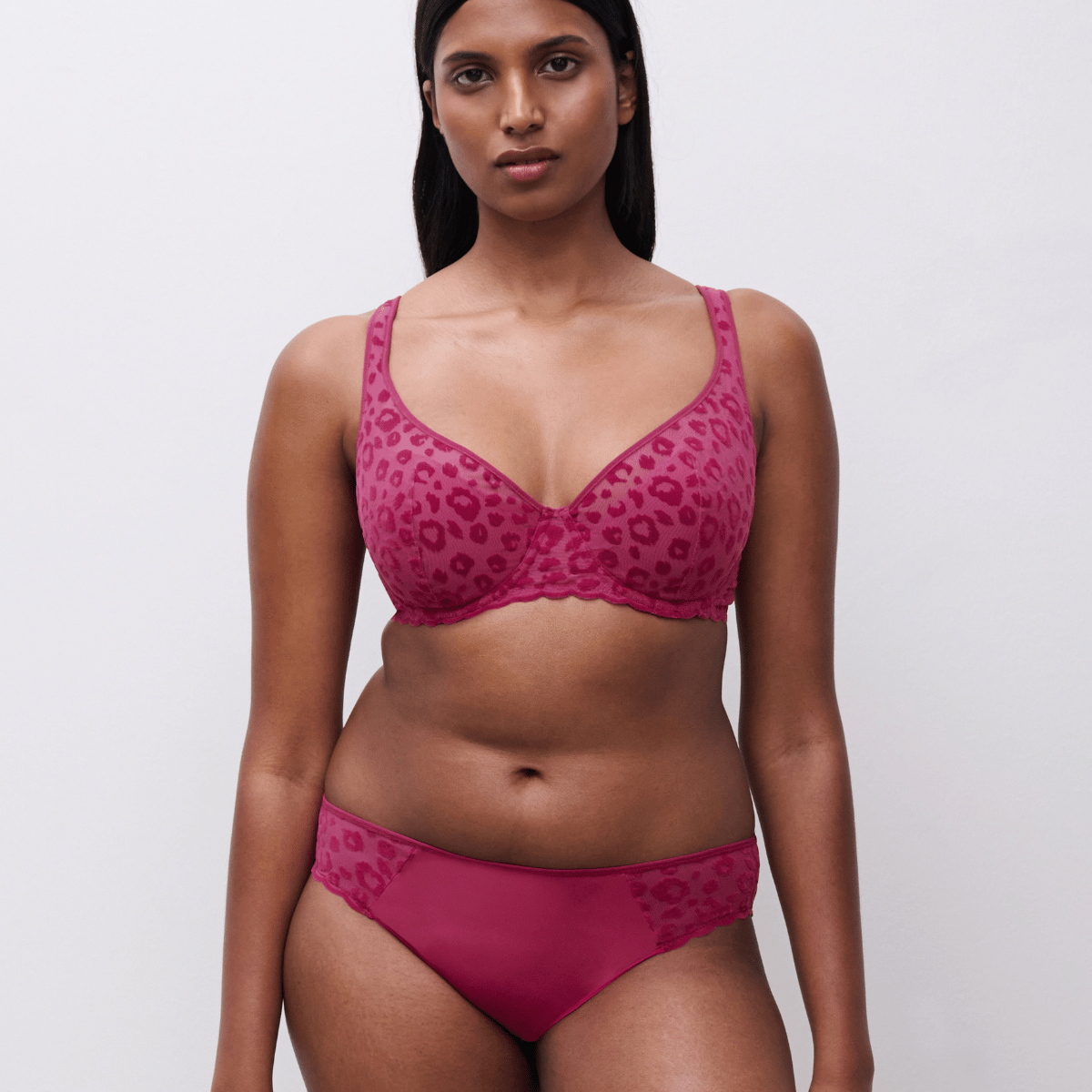 Chantelle Girls plunge BH, pink - C22XNC - 0IL - Fuchsia