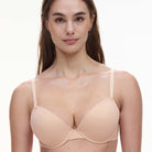 Chantelle Open Back BH med bøjle, beige - C912N9 - 01N - Golden Beige