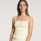 Calida Sensual Secrets Spaghetti top, creme - 11531 - 911 - Alabaster