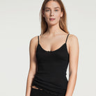 Calida Light Spaghetti top, sort - 13102 - 992 - Black