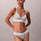 Calvin Klein Icon bralette BH, grå - LV00QF8504 - P7A - Grey Heather