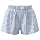 Calvin Klein natshorts, lyseblå - LV00QS7596 - 2NE - Sera Stripe Blue Descent