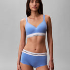 Calvin Klein Icon bralette BH, lyseblå - LV00QF8500 - C32 - Blue Descent