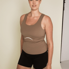 Copenhagen Cartel Balance sportstop, brun - 164401 - HAZEL - Hazel