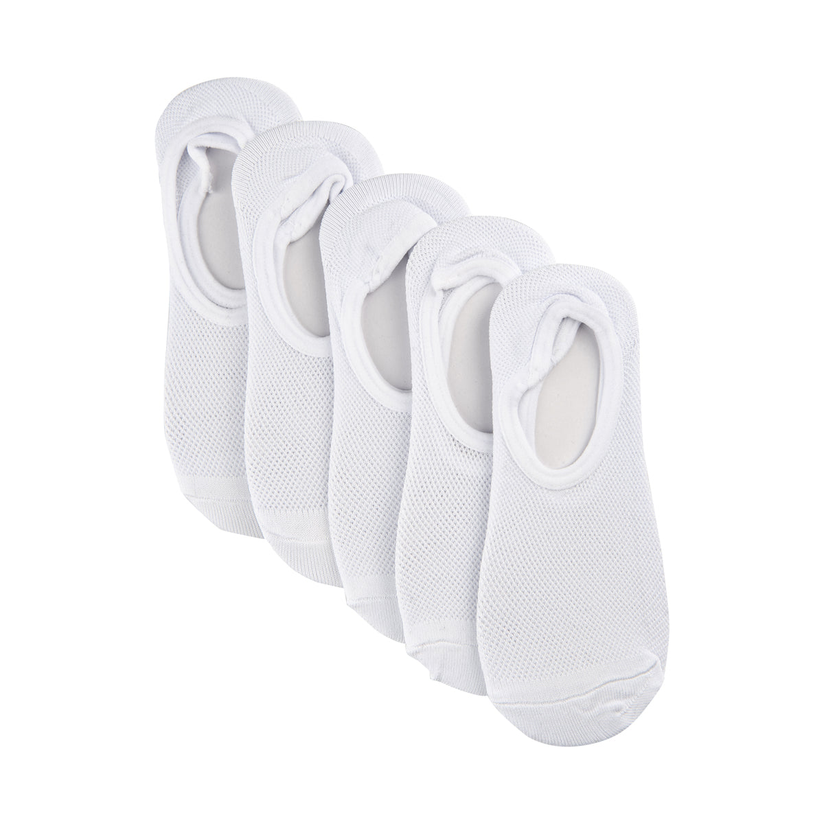 Decoy Quick Dry 5-pak footies, hvid - 22241 - 1200 - White