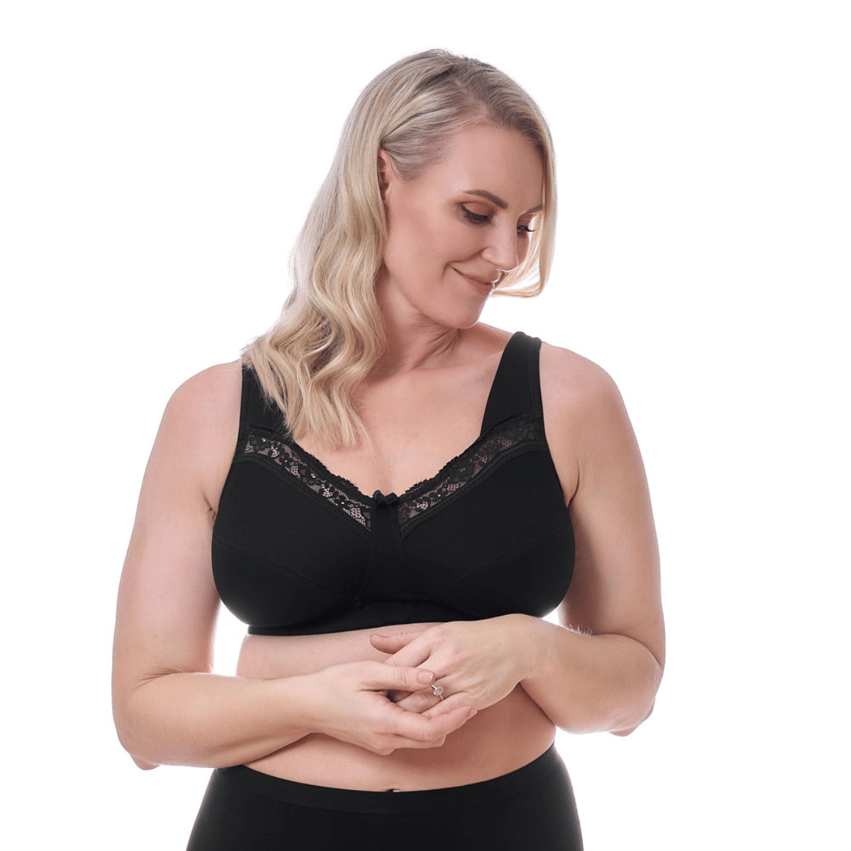Plaisir Embrace BH uden bøjle, sort - 999 - 1 - Black