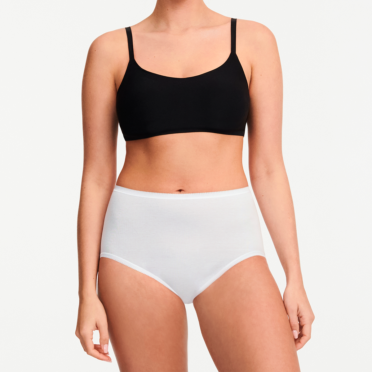 Femilet Debbie midi trusse, hvid - FN3030 - 010 - White