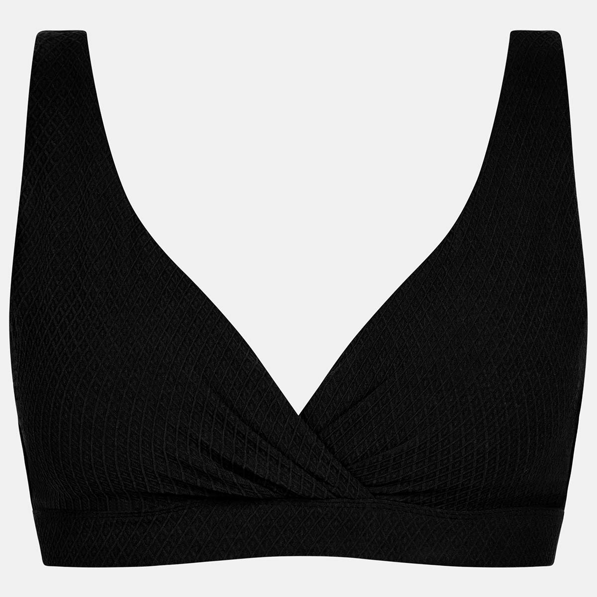 Chantelle Navarino bikini top uden bøjle, sort - FS63QA - 011 - Black