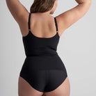 Bye Bra Invisible Singlet top, sort - INVSING - Black - Black