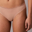 Calvin Klein Microfiber Stretch g-streng, rosa - LV00QD5270 - PWO - Mahogany Rose