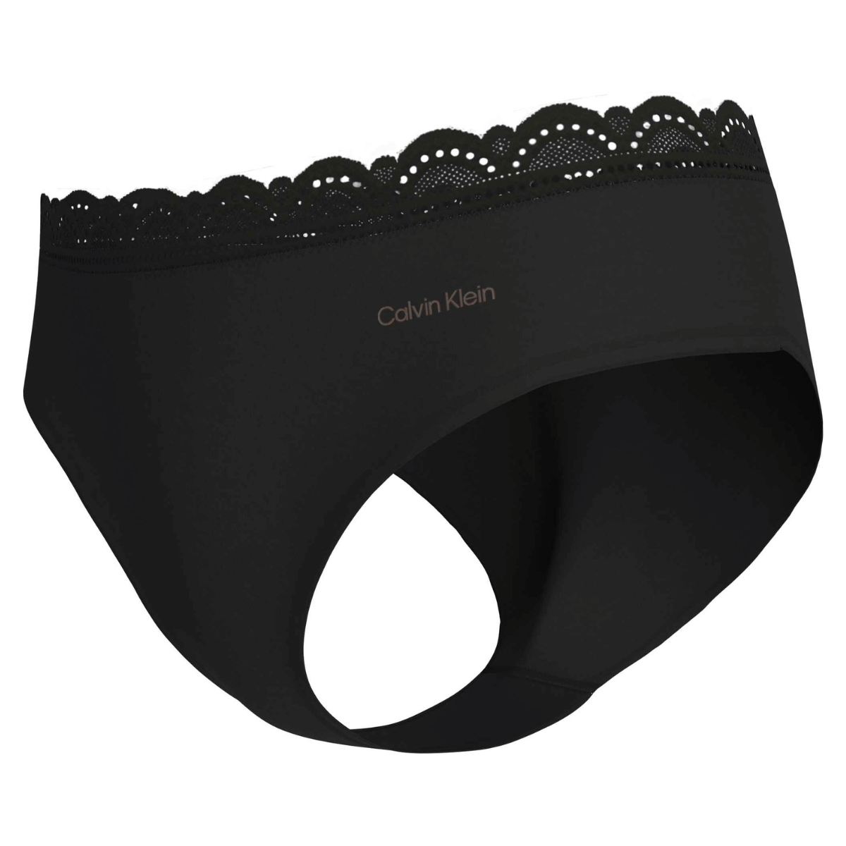 Calvin Klein Microfiber Stretch 3-Pack hipster trusse, sort - LV00QD5302 - UB1 - Black/Black/Black