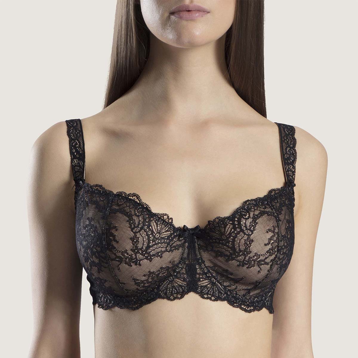 Aubade Danse des sens balconette BH, sort - OG14 - NOIR - Black
