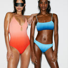 Chantelle Pulp bikini top uden bøjle, blå - C12VQ9 - 0IM - Blue Tie & Dye
