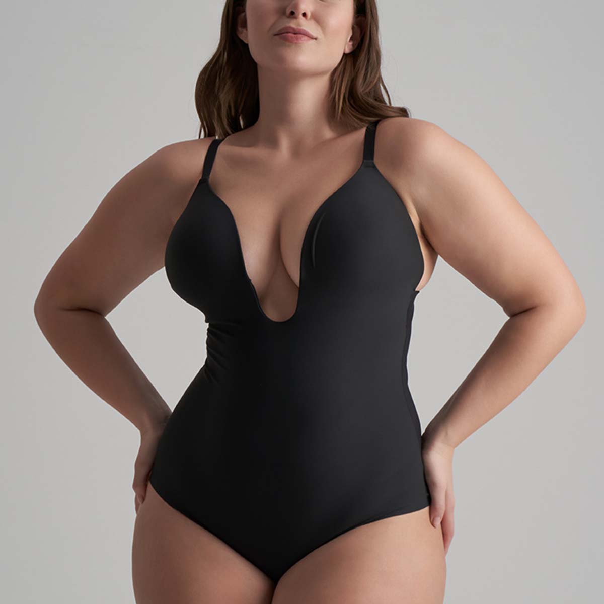 Bye Bra Sculpting Bodysuit bodystocking, sort - SCPBDVT - Black - Black