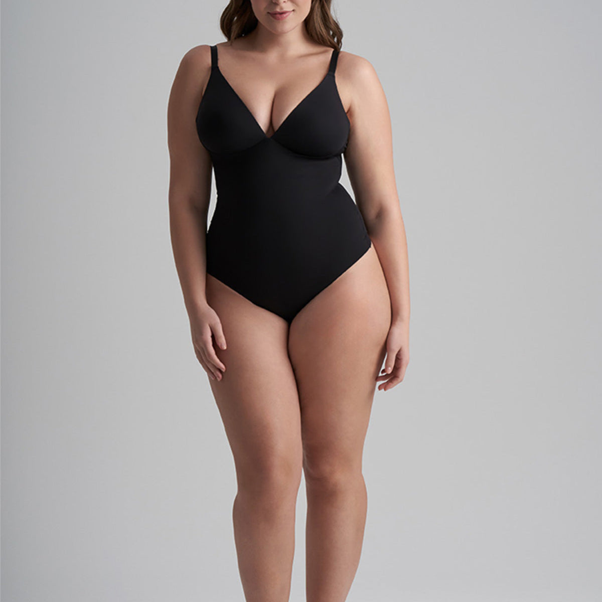Bye Bra Sculpting Bodysuit bodystocking, sort - SCPBWF - Black - Black