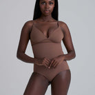 Bye Bra Sculpting High Waist maxi trusse, brun - SCPHWB - Cocoa - Cocoa