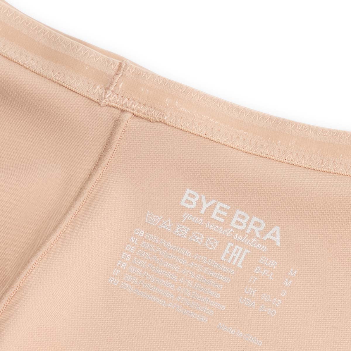 Bye Bra Sculpting Mid Waist maxi trusse, beige - SCPMWB - Beige - Beige
