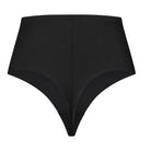 Bye Bra Sculpting Mid Waist g-streng, sort - SCPMWT - Black - Black