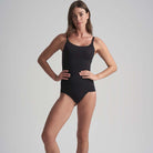 Bye Bra Sculpting Singlet top, sort - SCPSNG - Black - Black