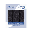 Sloggi Ultimate Sparkle 3-pak hipster trusse, sort - 10232009 - M014 - Black Combination