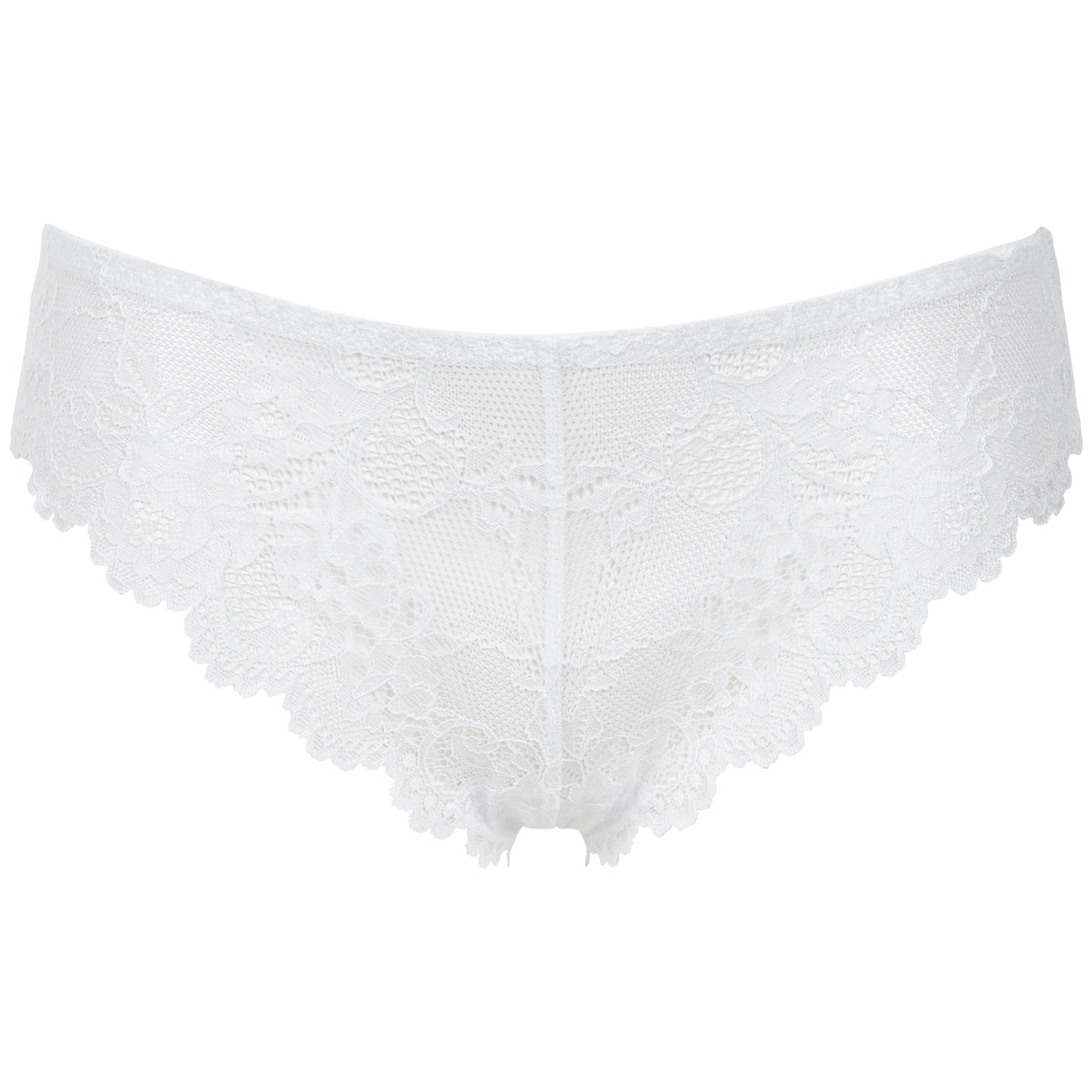 Triumph Tempting Lace Brazilian g-streng, hvid - 10182559 - - White