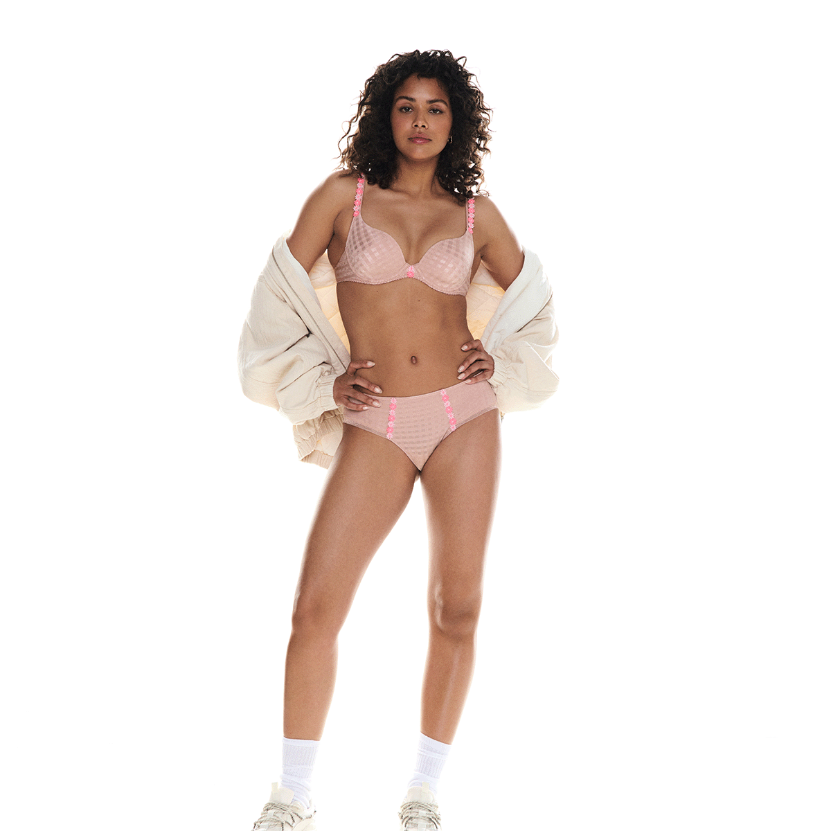 Marie Jo Avero Tiny Hotpants hipster trusse, lyserød - 0502902 - PWD - Powder Rose