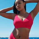 PrimaDonna Aswan bikini top uden bøjle, pink - 4012415 - DRF - Dragon Fruit