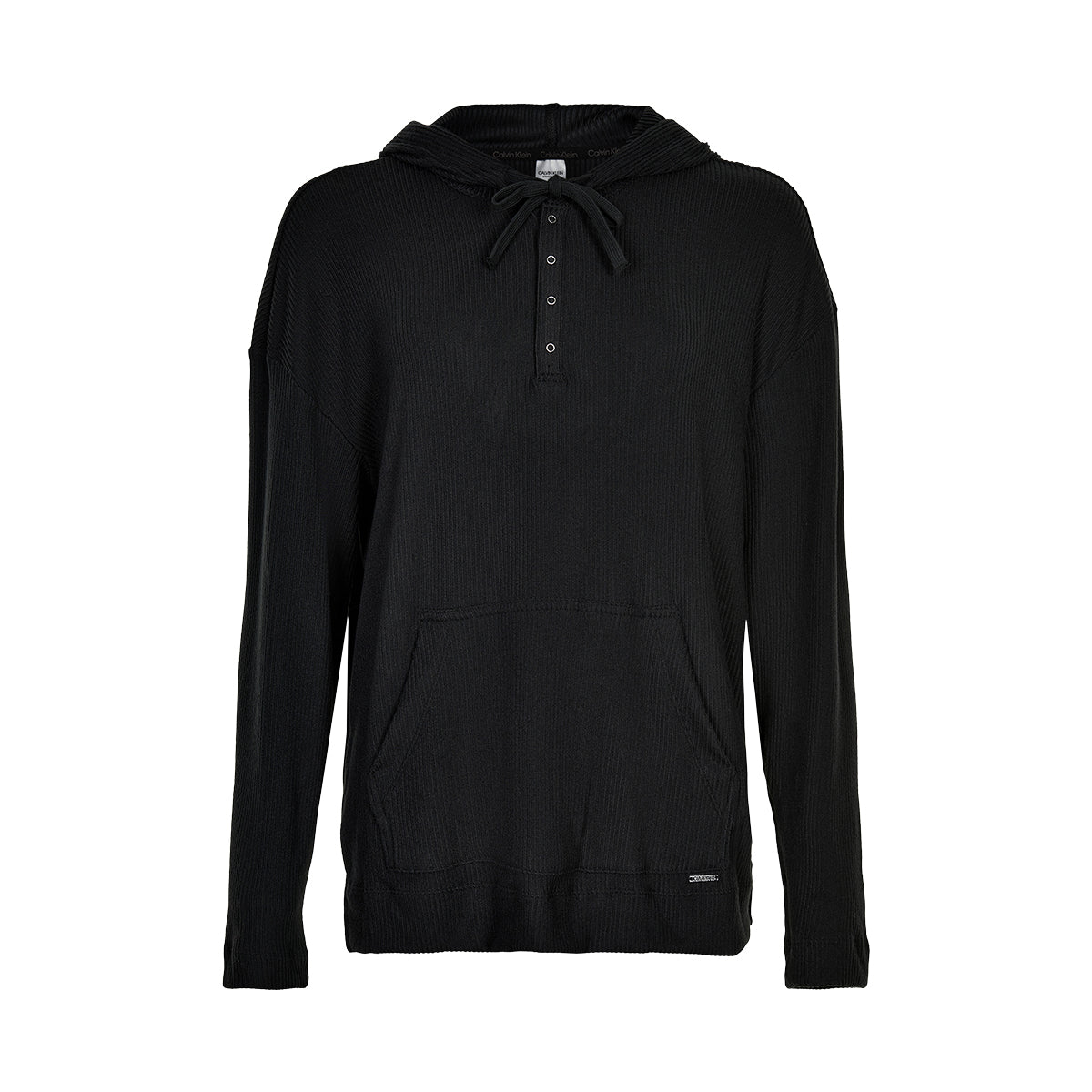 Calvin Klein Hoodie natskjorte, sort - QS6752E - UB1 - Black