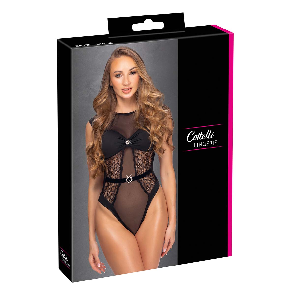 Obsessive bodystocking, sort - 2645025 - BLACK - Black