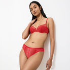 Triumph Delightful Spotlight W BH med bøjle, rød - 10219854 - 00IX - Rouge