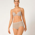 Sloggi Basic+Maxi 3-Pack maxi trusse, beige - 10007656 - 0026 - Skin