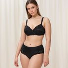 Triumph Ladyform Soft W BH med bøjle, sort - 10166306 - 0004 - Black