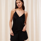 Triumph Silky Sensuality pyjamas, sort - 10216532 - 0004 - Black