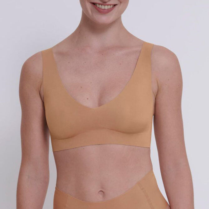 Sloggi Zero Feel 2.0 bralette BH, nude - 10217728 - 00CM - Nostalgic Brown