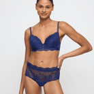 Marie Jo Musea BH med bøjle, blå - 0102976 - SAF - Sapphire Blue