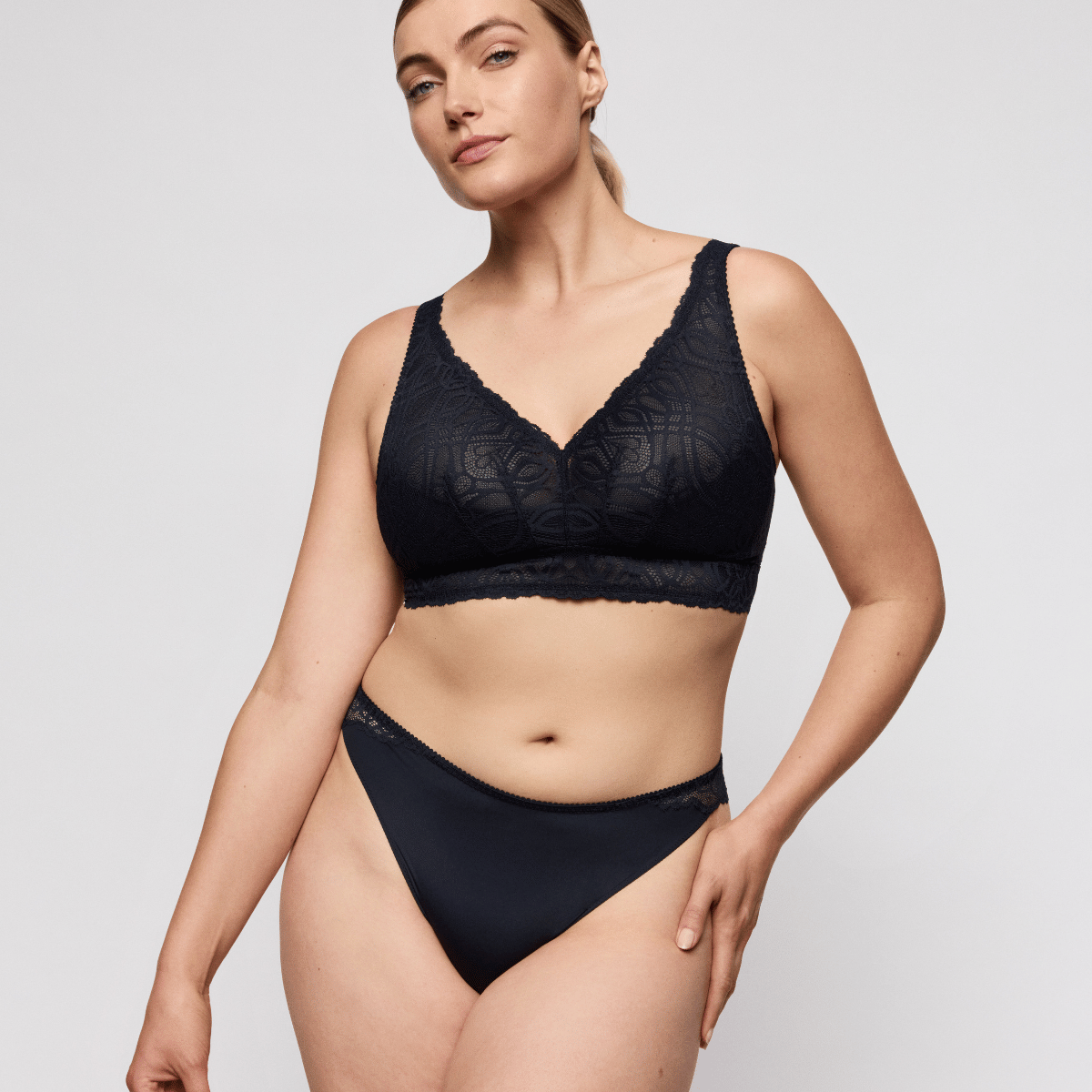 PrimaDonna Salerno g-streng, blå - 0663530 - MID - Midnight Blue