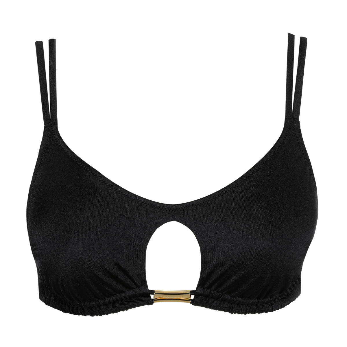 Marie Jo Hello Sunset bikini top uden bøjle, sort - 1008813 - ZWA - Black
