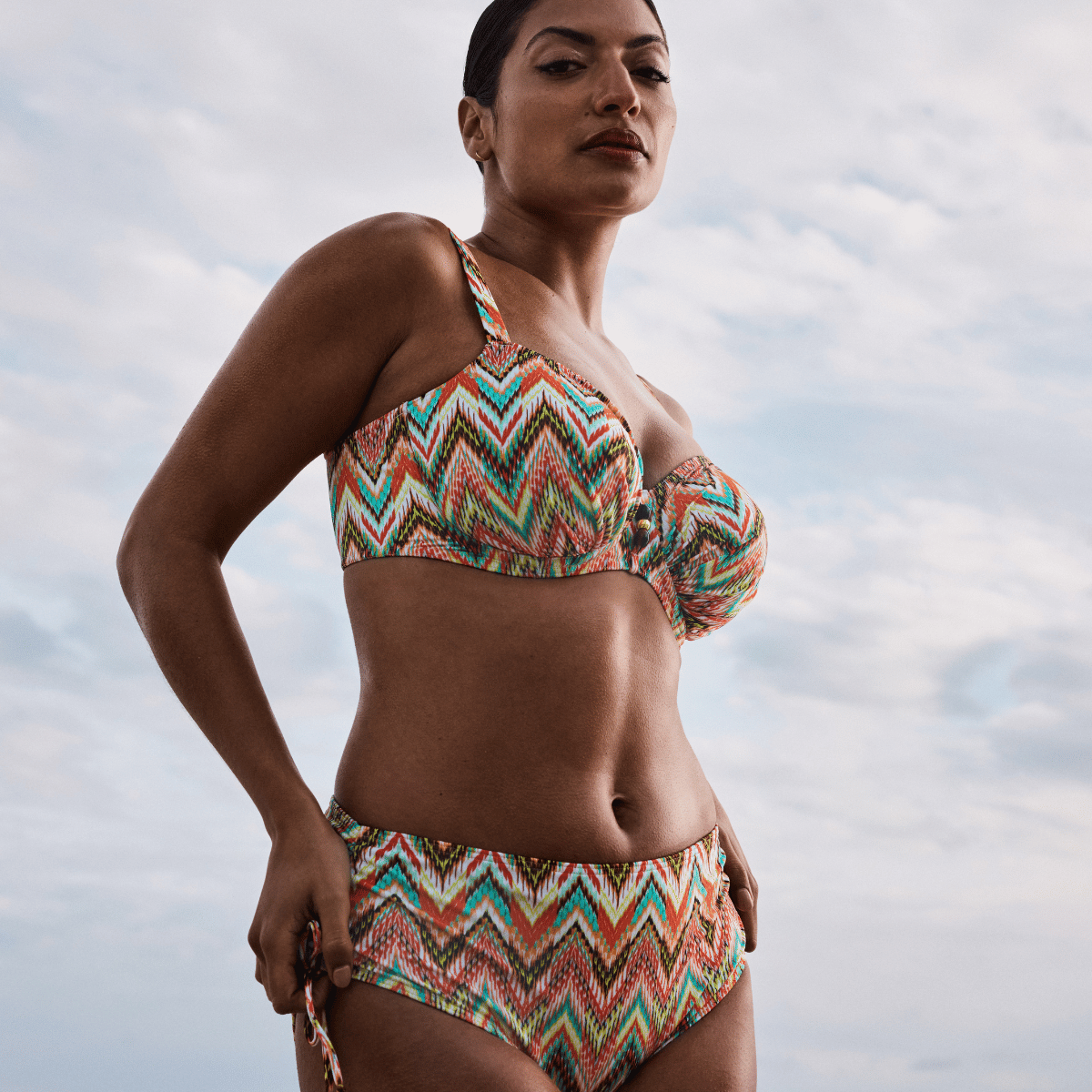 PrimaDonna Tubou bikini top med bøjle, multi - 4013810 - IKS - Ikat Summer